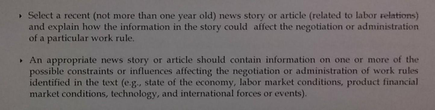 Use the news item below; Senior Staff of