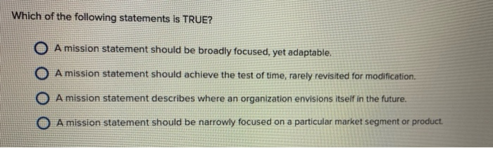 Which of the following defines a SWOT analysis? O