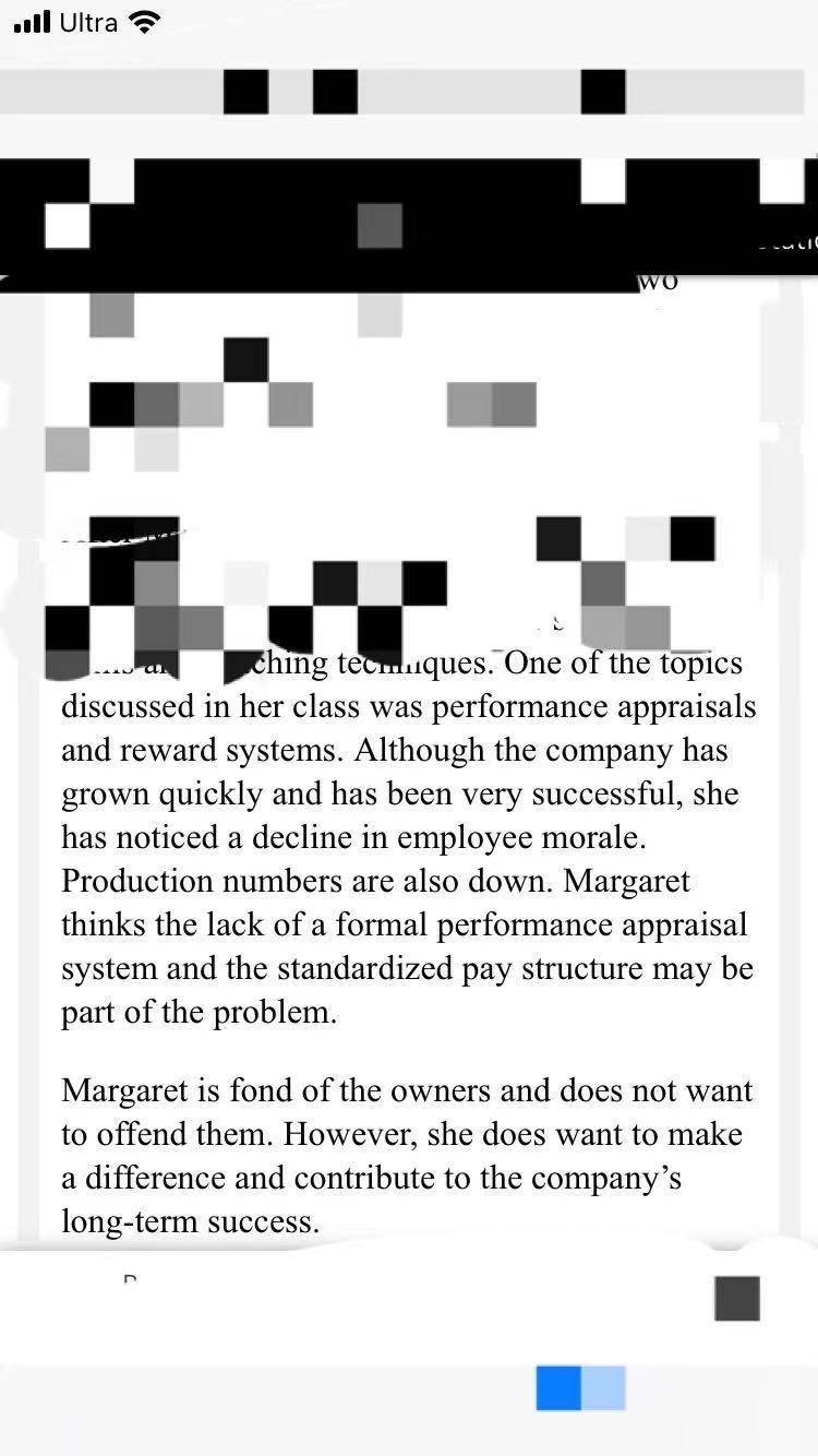write down the 4 questions? Annotatic Margaret is