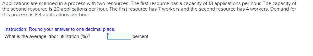 Applications are scanned in a process with two
