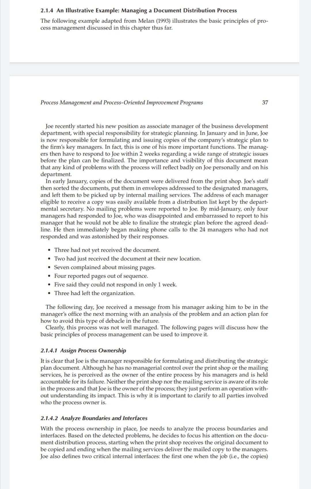 2.1.4 An Illustrative Example: Managing a
