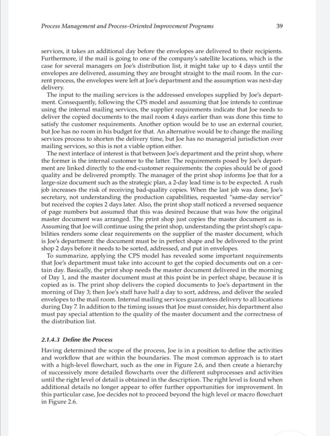 2.1.4 An Illustrative Example: Managing a