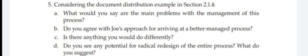 2.1.4 An Illustrative Example: Managing a