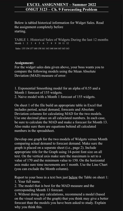 please answer and add graph!!! EXCEL ASSIGNMENT -