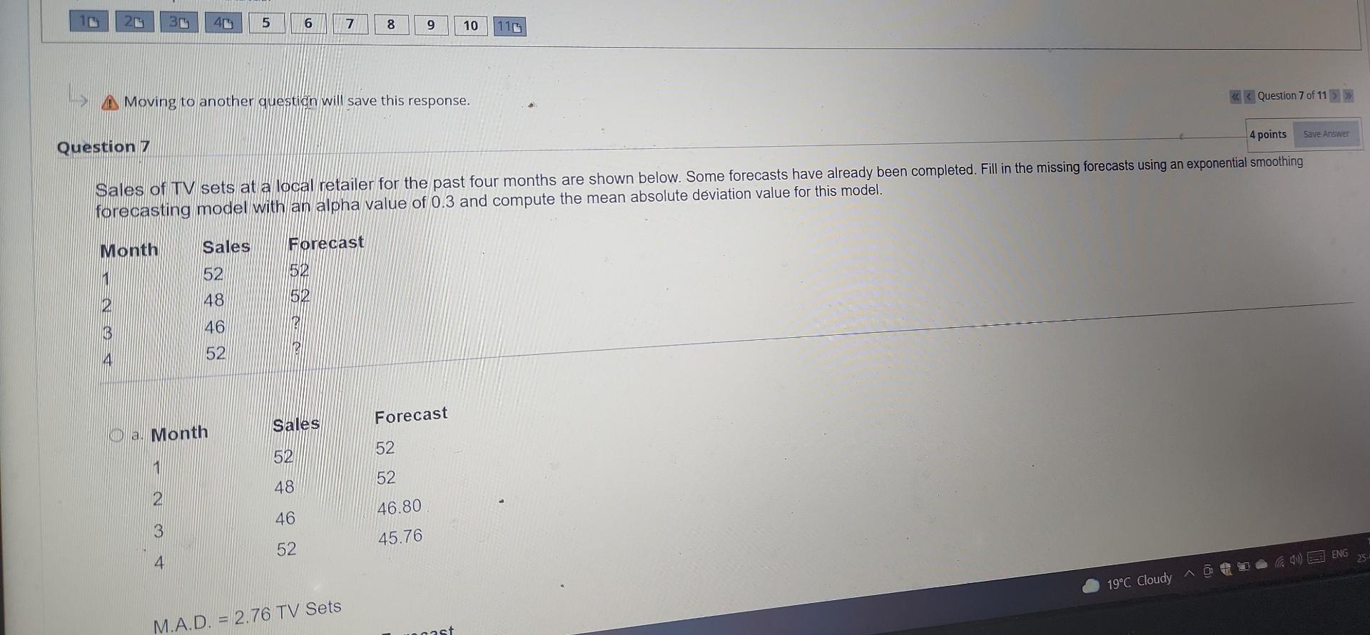 re 5 6 7 8 9 10 115 Save Answer Moving to another