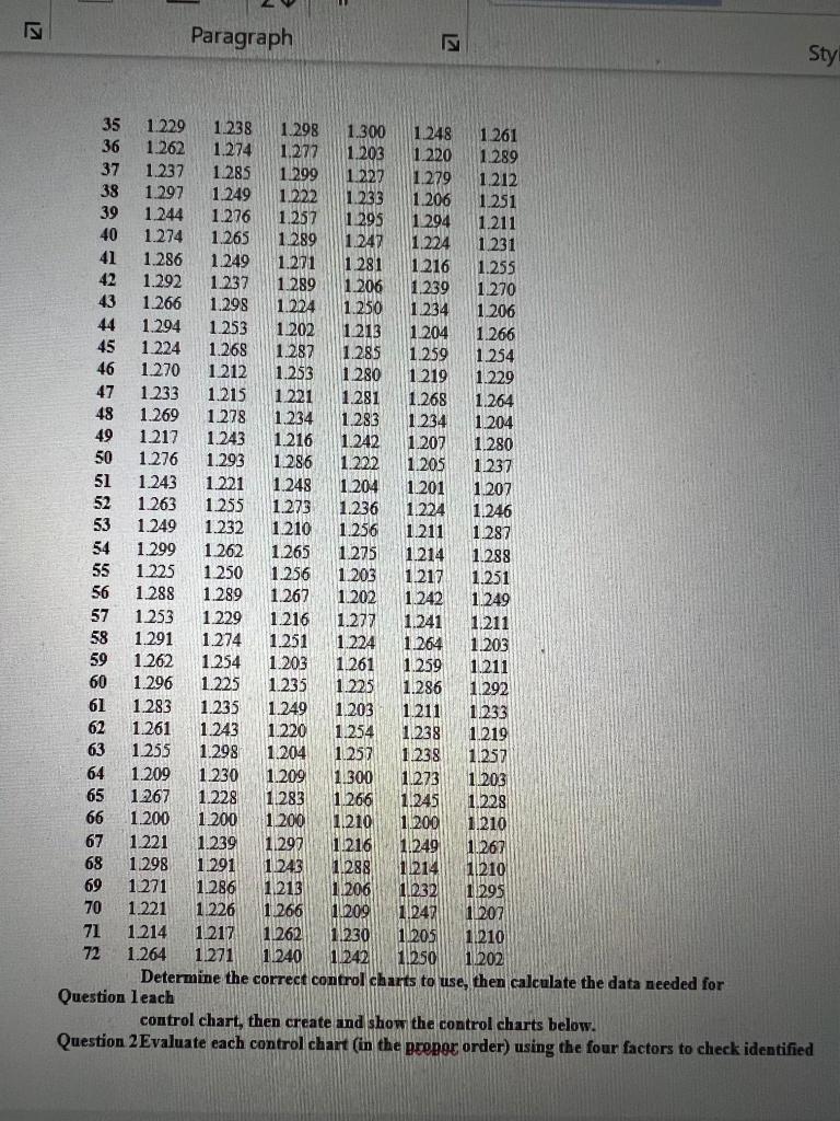Please include calculations An automated sampling