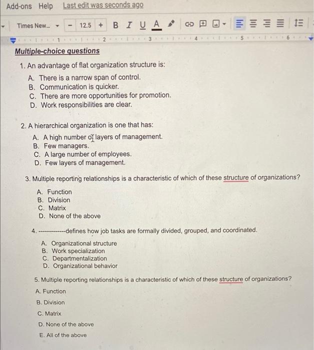 Add-ons Help Last edit was seconds ago Times