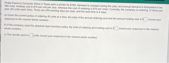 Phillip Flamm's Computer Store in Texas sells a