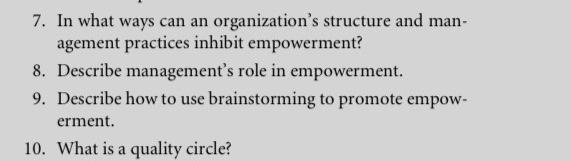 This is actually Total Quality Management. Answer