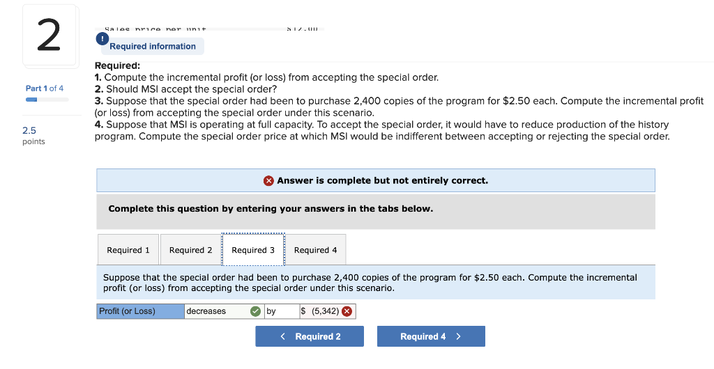 Return 2 Part 1 of 4 Required information E7-6