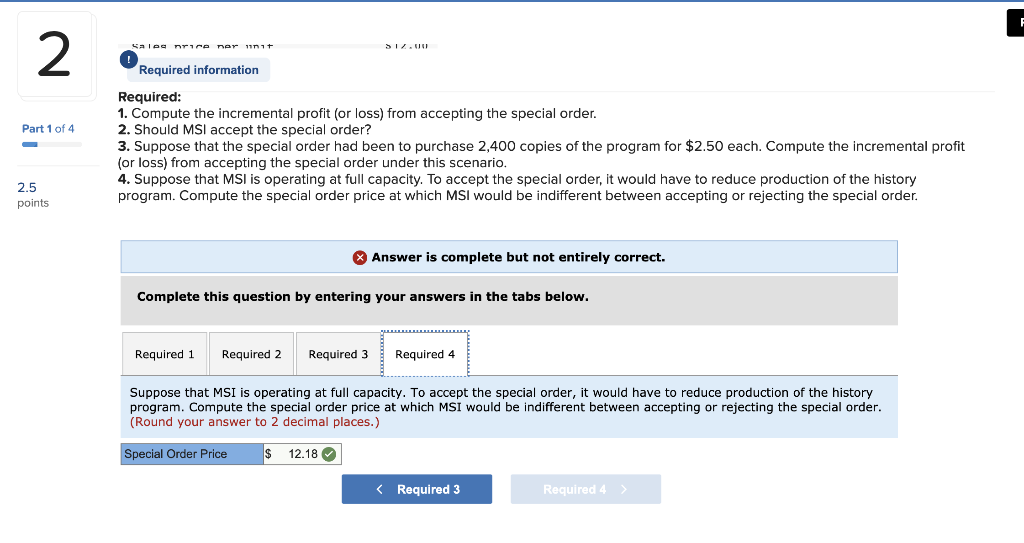 Return 2 Part 1 of 4 Required information E7-6