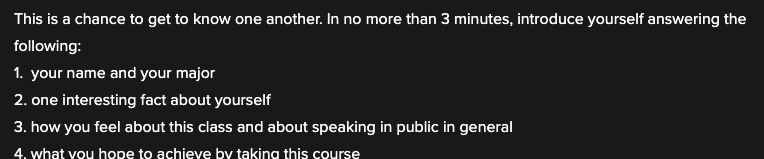 Simple language This is a chance to get to know