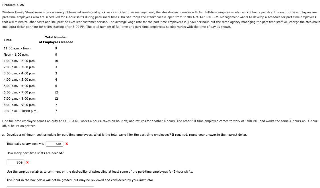 Need help getting the daily costs correct.