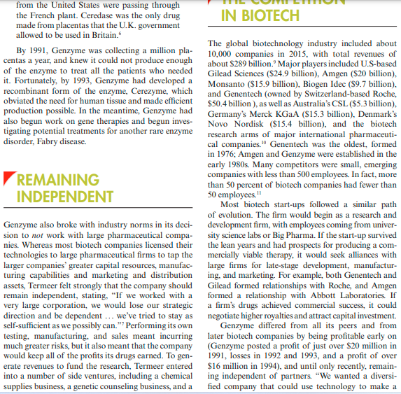 Please identify the following based on the case