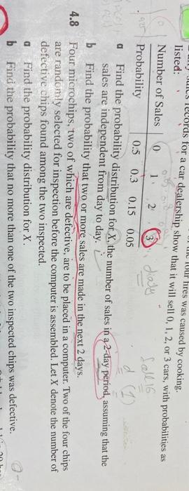 Ho 2.19) As discussed in Exercise 2.11. in a