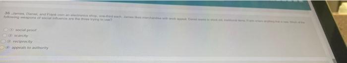 37 .When is high, the person believes: "I have