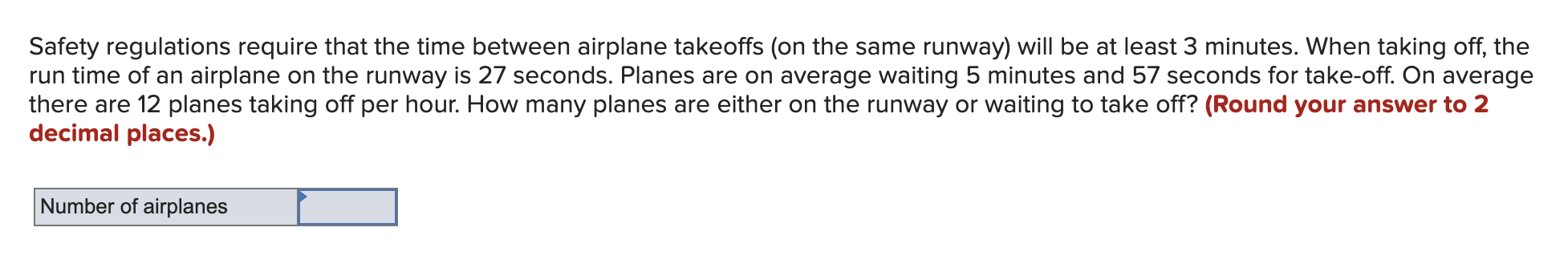 Safety regulations require that the time between