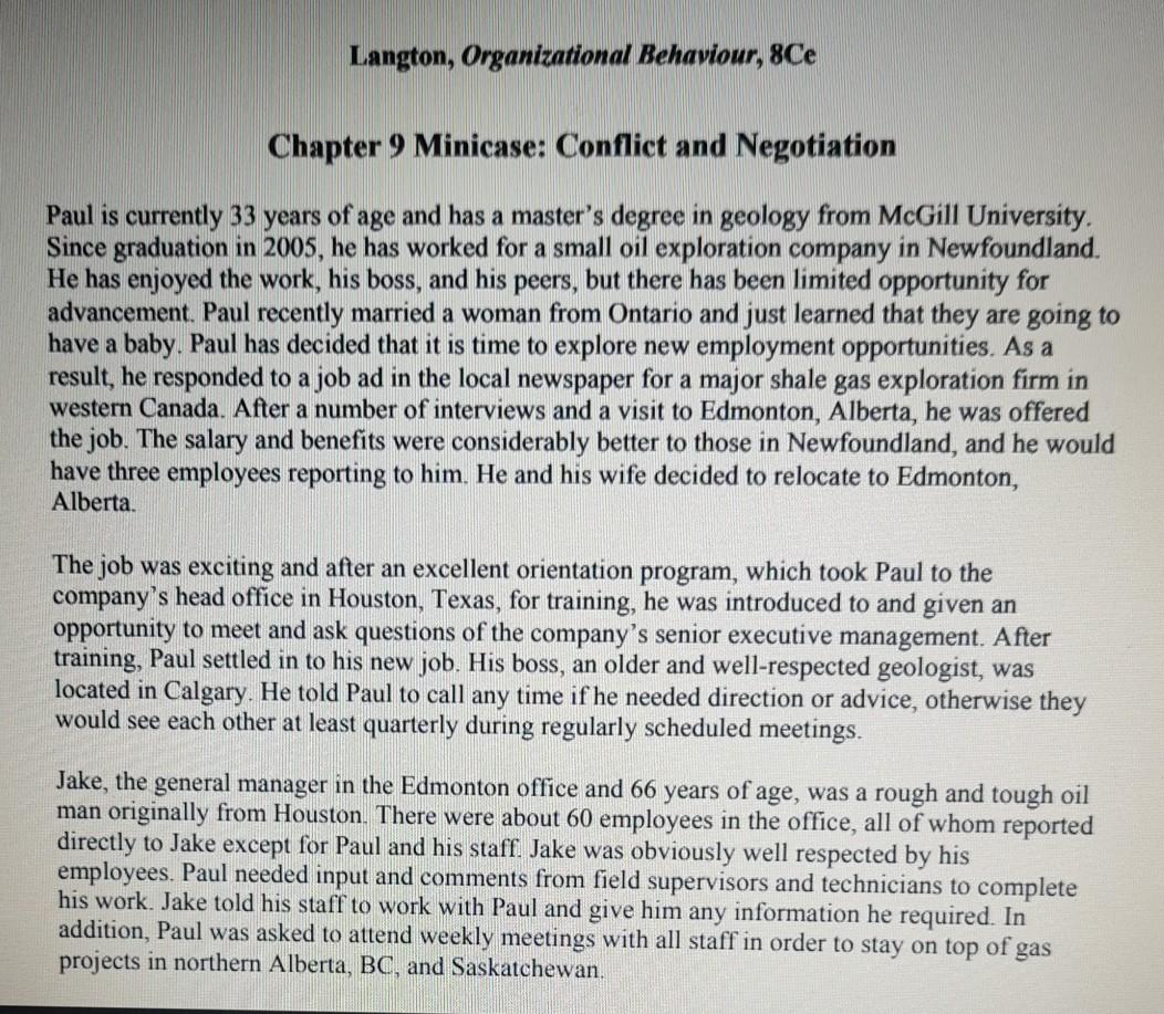 Langton, Organizational Behaviour, 8Ce Chapter 9