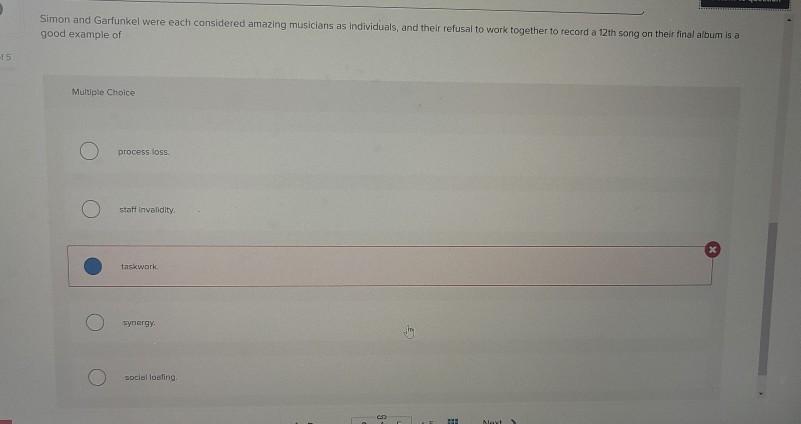 Task work is wrong process synergy is wrong