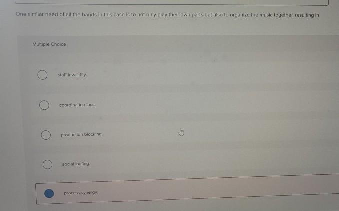 Task work is wrong process synergy is wrong