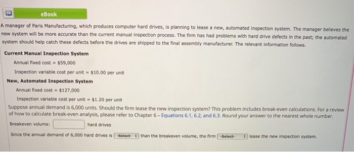 A manager of Paris Manufacturing, which produces