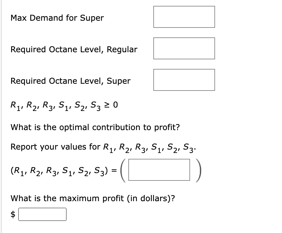 Bay oil produces two types of fuel (regular and