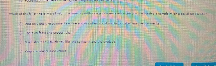 Chapter 06: Aplia Assignment Select the most