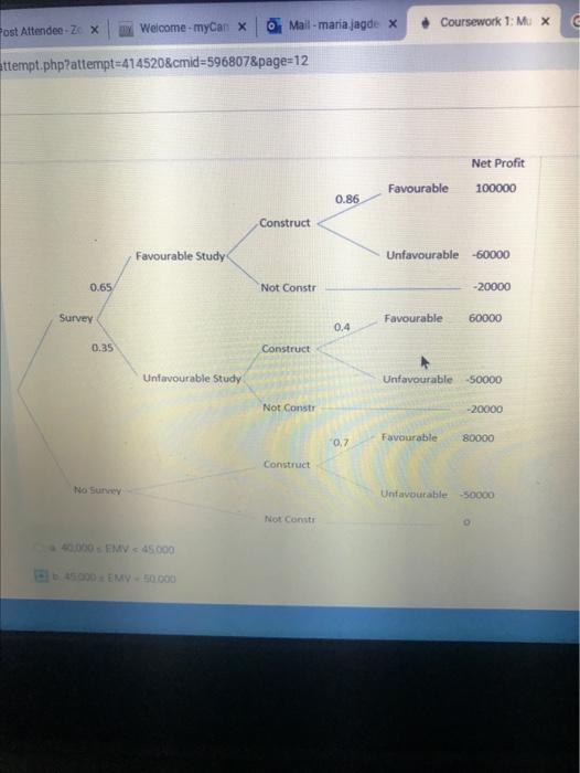 A real-estate developer has the choice to