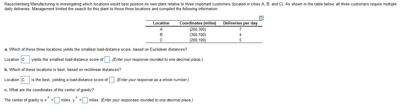 Rauschenberg Manufacturing is investigating which