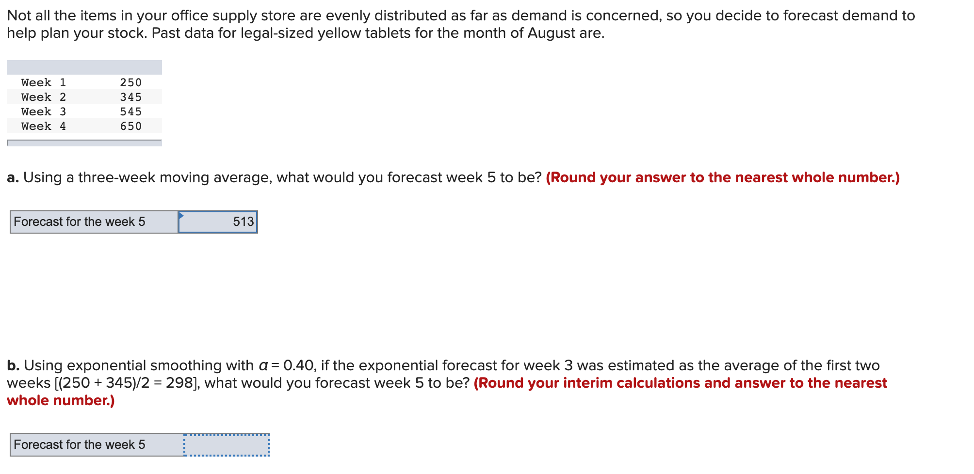 I was able to easily solve portion A but can