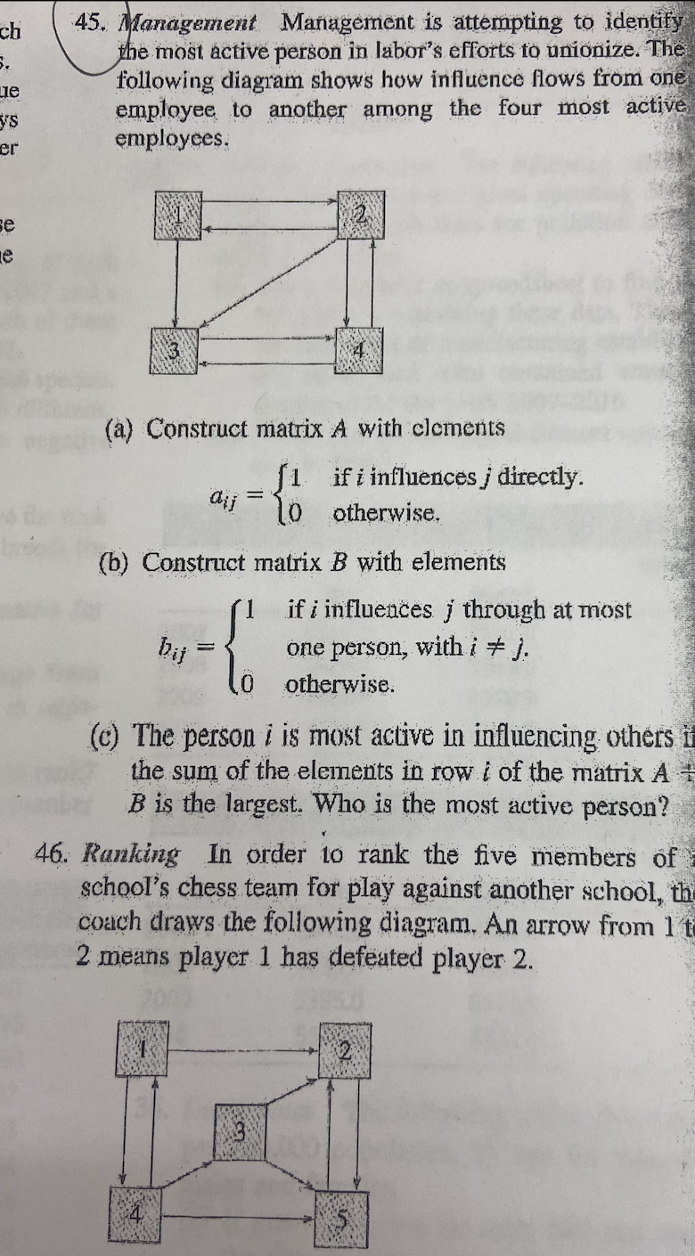45. Aanagement Management is attempting to