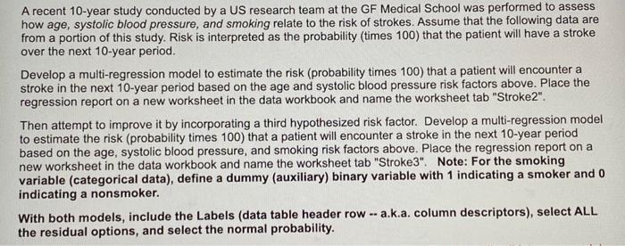 A recent 10-year study conducted by a US research