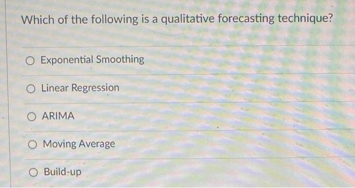 Which of the following is a qualitative