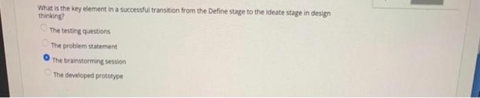 What is the key element in a successful