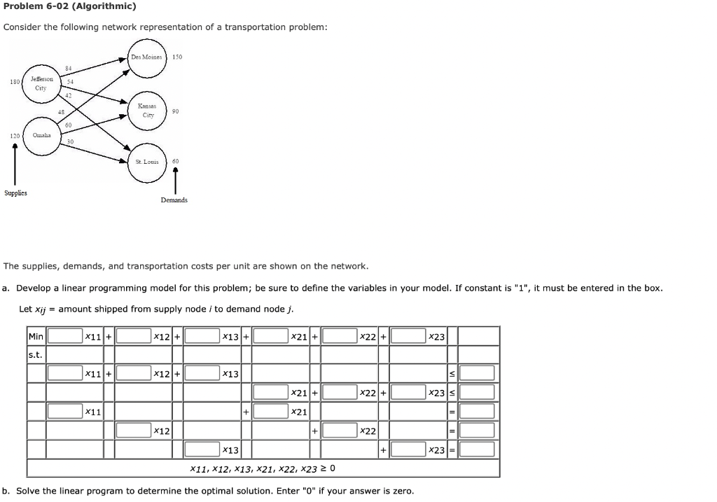 Problem 6-02 (Algorithmic) Consider the following
