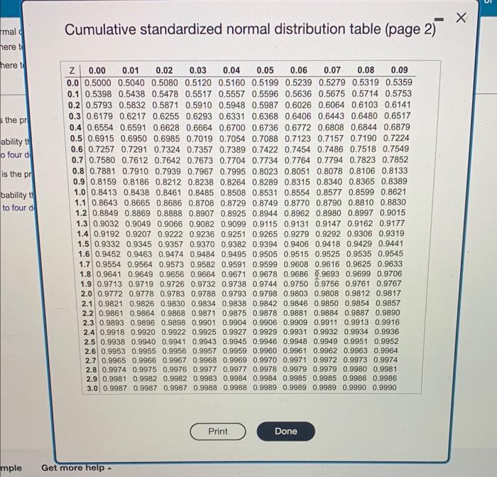 Given a normal distribution with =100 and =10,