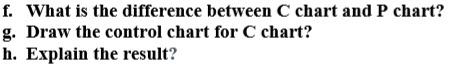 1 4. Solving the following problem (C-charts)? NP