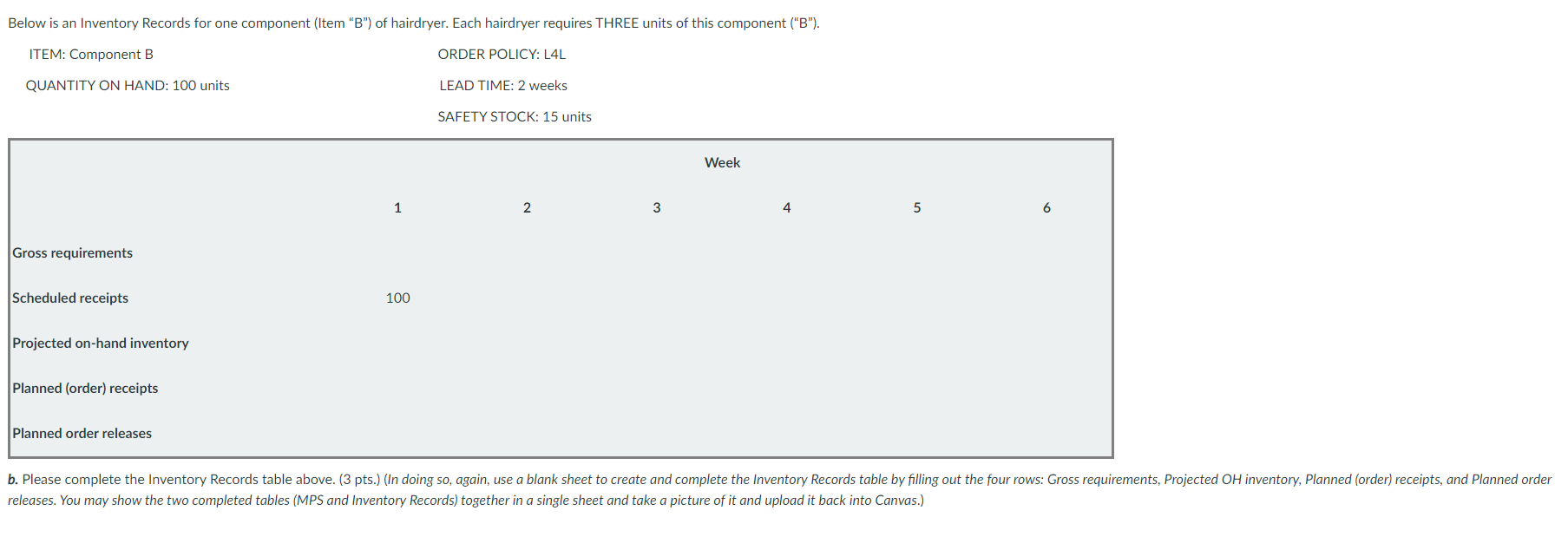 Please do question b, thank you! The forecasted