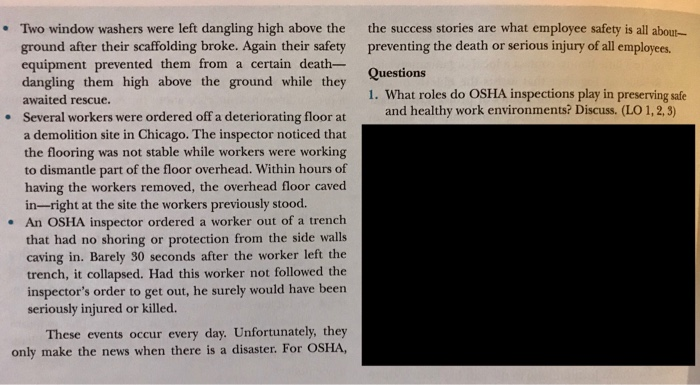 Please explain number 1 with as much detail as