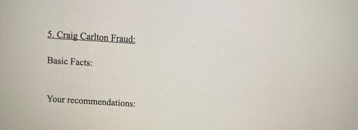 help with this article pls 5. Craig Carlton