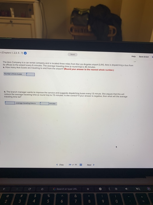 (Chapters 1. 2.3.5.7) Seved Help The Avis Company