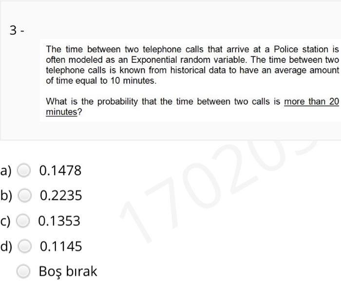 plz i have 20mins 3 - The time between two