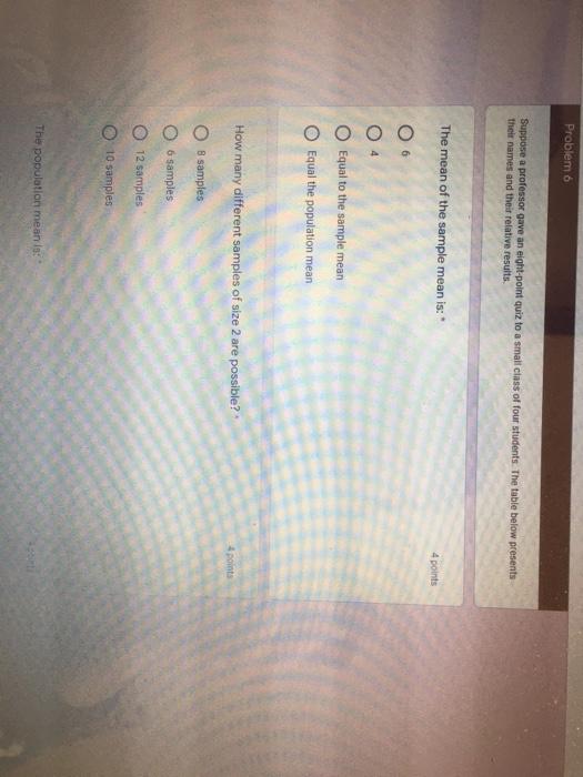 plzz guyss i have finals Problem o Suppose a