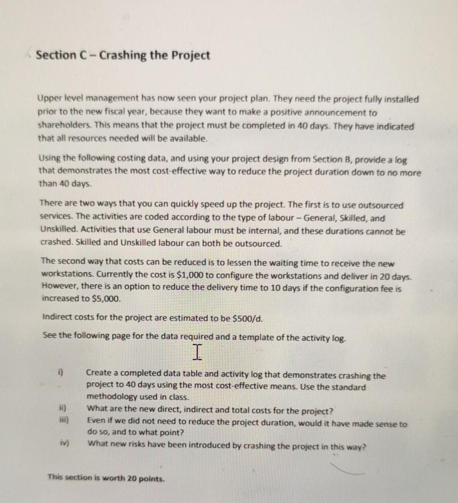 Section C is what i really needed ,and I will