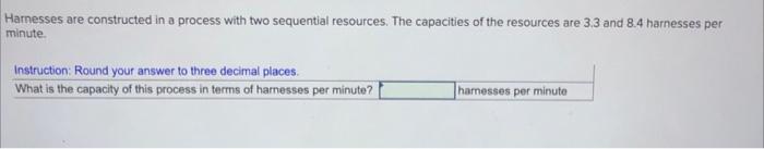 Harnesses are constructed in a process with two