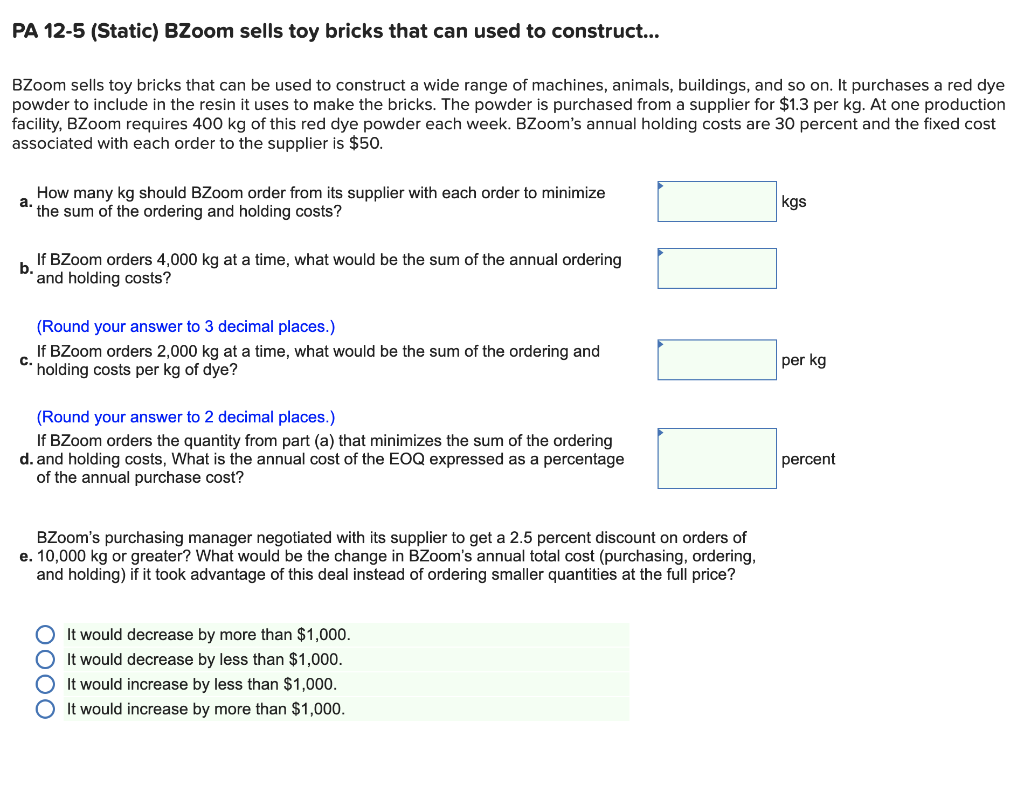 a & e please PA 12-5 (Static) BZoom sells toy