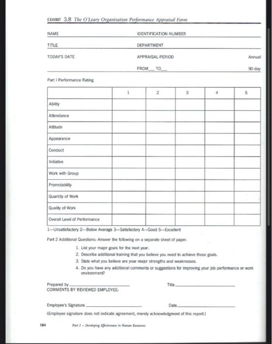 . 61 EXERCISE Evalsim-A Performance Evaluation