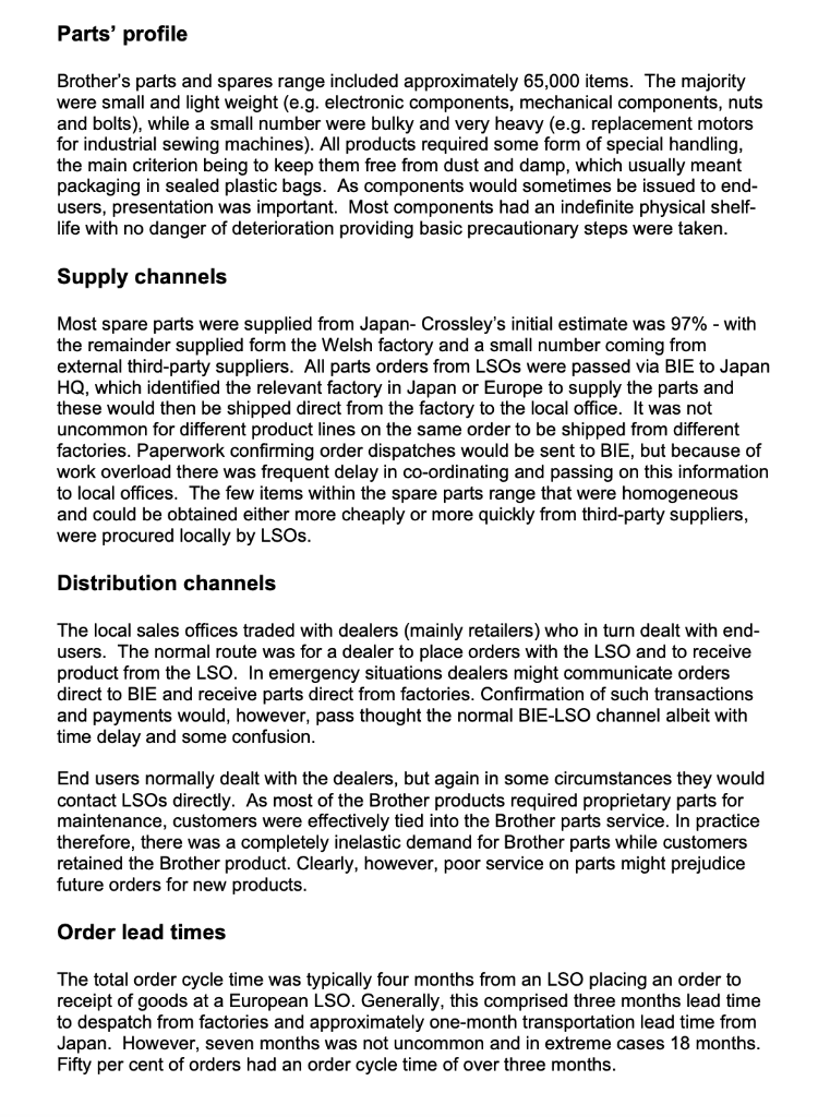 Brother International European distribution