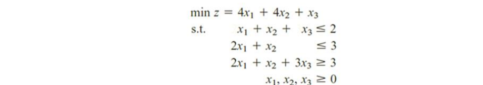 solve the following lp models with both Big M and