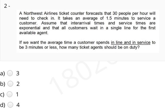2 - A Northwest Airlines ticket counter forecasts